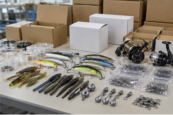 Fishing Tackle Export Logistics: Cartons, Loading and Terms Guide reviewed in a Shenzhen fishing-tackle factory