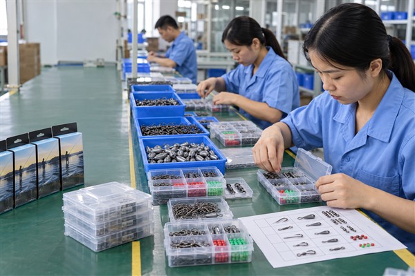 Fishing Tackle Kit Manufacturing: A Wholesale Buyer Guide reviewed in a Shenzhen fishing-tackle factory