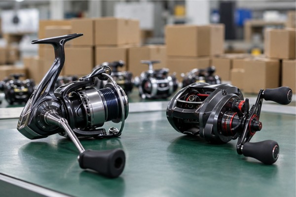 Custom Fishing Reel Packaging for Private-Label Buyers product details and components shown for comparison