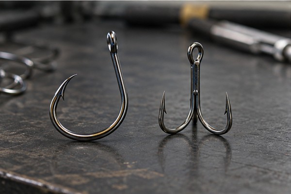 Treble and Replacement Hooks: A Wholesale Specification Guide reviewed in a Shenzhen fishing-tackle factory